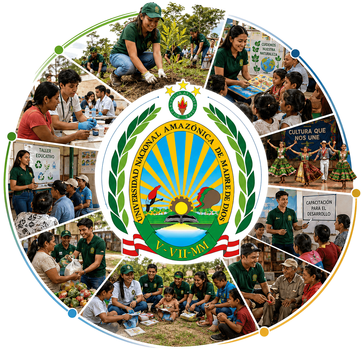 Proyección social, extensión universitaria y voluntariado al servicio del desarrollo — UNAMAD